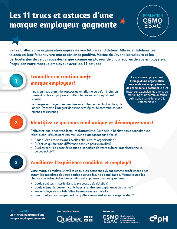 Les 11 trucs et astuces pour une marque employeur gagnante