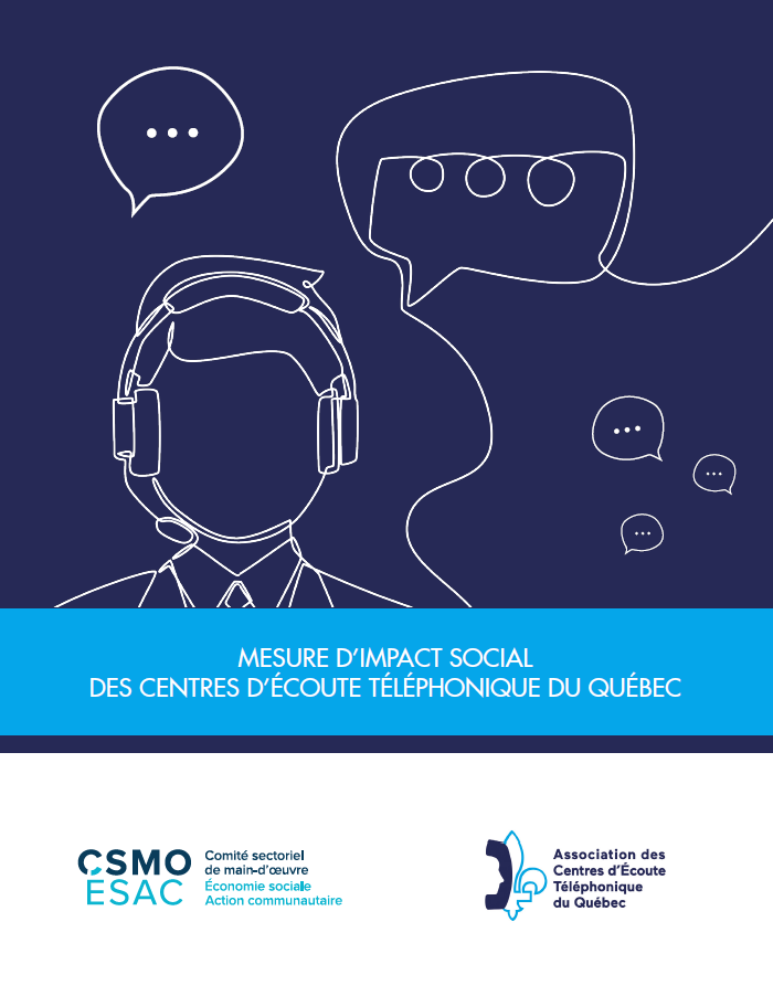 Mesure d’impact social des centres d’écoute téléphonique du Québec