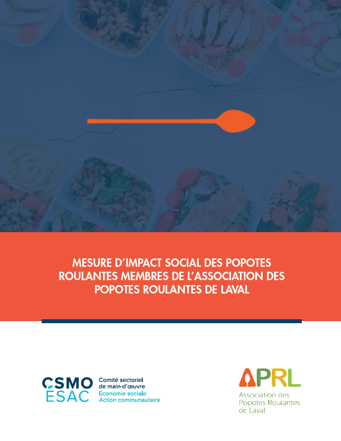 Mesure d’impact social des popotes roulantes membres de l’association de popotes roulantes de Laval